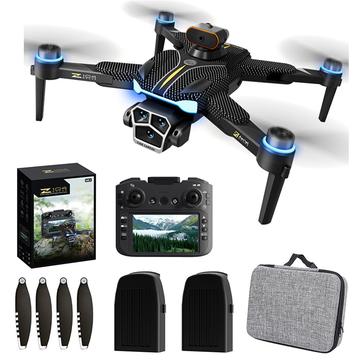 Z104 Optical Flow Brushless Drone with 4.3 Display Controller - Black