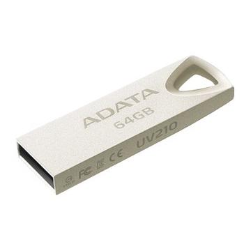 ADATA UV210 USB Flash Drive - 64GB - Gold