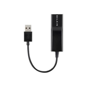 Photos - Cable (video, audio, USB) Belkin F4U047BT USB 2.0 Ethernet Adapter - 100Mbps 