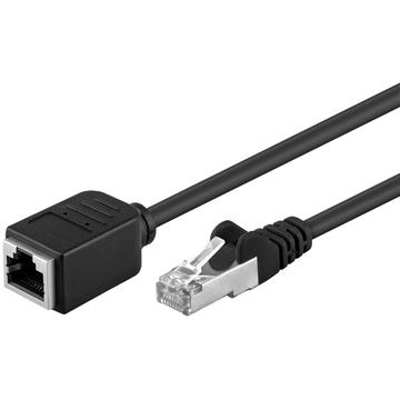 Goobay F/UTP CAT 5e Network Extension Cable - 10m - Black