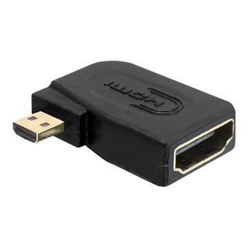 Delock High Speed HDMI Adapter with Ethernet - Micro D male> A female