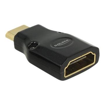 Delock High-Speed HDMI Adapter with Ethernet - HDMI Mini-C male> HDMI-A female