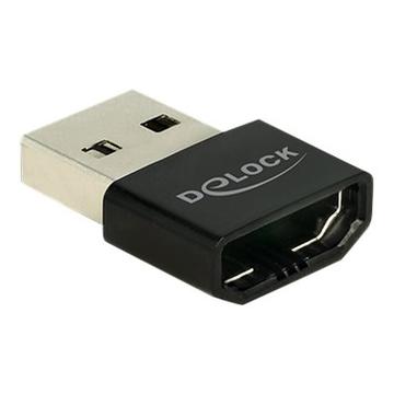 Delock Adapter HDMI-A female> USB Type-A male - Black