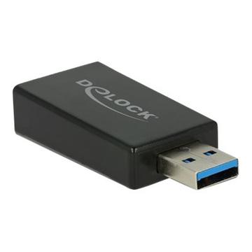 Delock Converter USB 3.1 Type-A male> USB Type-C female - Black