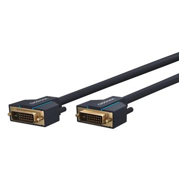 Clicktronic Dual Link DVI Cable - 10m - Black