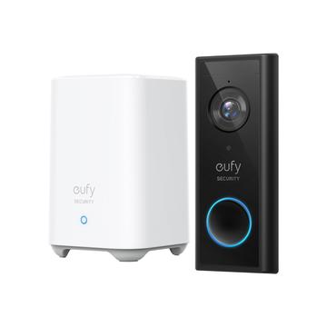 Eufy Security Wireless Video Doorbell - Black / White