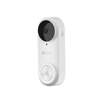 Image of EZVIZ 2K Video Doorbell Battery-Powered Wireless Kit with Chime, 3MP Resolution, AI Human Detection, 4-Month Battery Life, 2.4Ghz WiFi, 2-Way Audio, Weatherproof, 176° Field of View (DB2 KIT)
