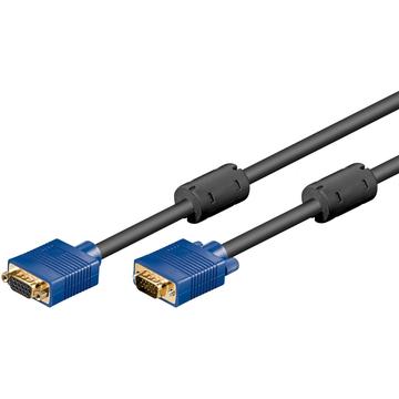 Goobay Full HD SVGA Extension Cable - 3m - Blue