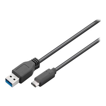 Photos - Cable (video, audio, USB) Goobay USB 3.0 / USB 3.1 USB Type-C kabel - 3m - Sort 