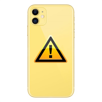 iPhone 11 Battery Cover Repair - incl. frame - Yellow