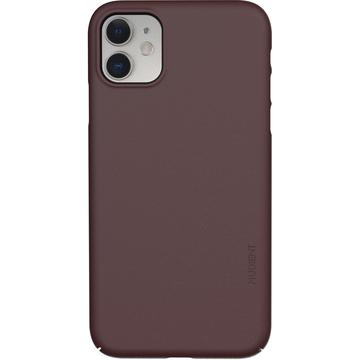iPhone 11 Nudient Thin Case - Sangria Red