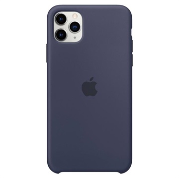 iPhone 11 Pro Max Apple Silicone Case MX032ZM/A (Open Box - Excellent) - Midnight Blue