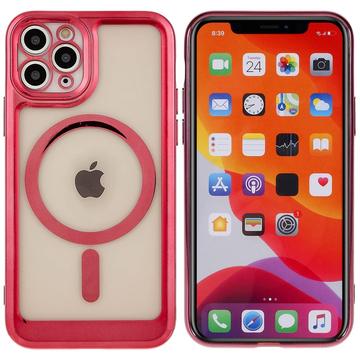 iPhone 11 Pro Max Color Silicone Case - MagSafe Compatible - Red