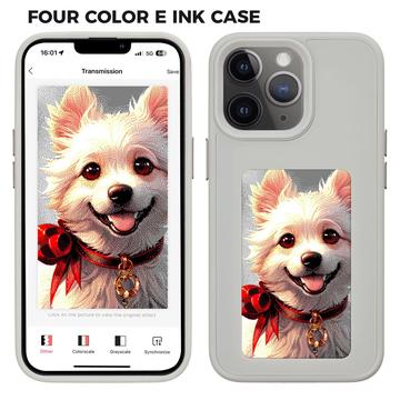 iPhone 11 Pro Max InkZone DIY E-Ink NFC Case - Grey