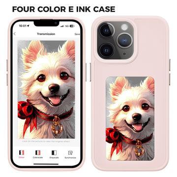 iPhone 11 Pro Max InkZone DIY E-Ink NFC Case - Pink