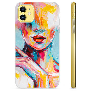 iPhone 11 TPU Case - Abstract Portrait