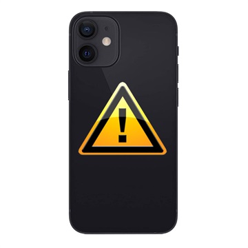 iPhone 12 Battery Cover Repair - incl. frame - Black