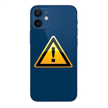 iPhone 12 Battery Cover Repair - incl. frame - Blue