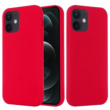 iPhone 12 Mini Liquid Silicone Case - MagSafe Compatible - Red