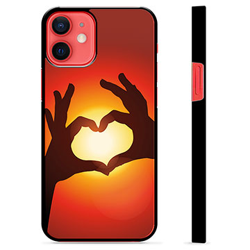 iPhone 12 mini Protective Cover - Heart Silhouette