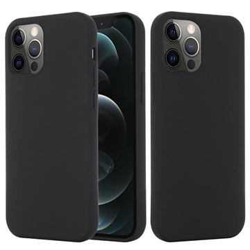 iPhone 12/12 Pro Liquid Silicone Case - MagSafe Compatible - Black