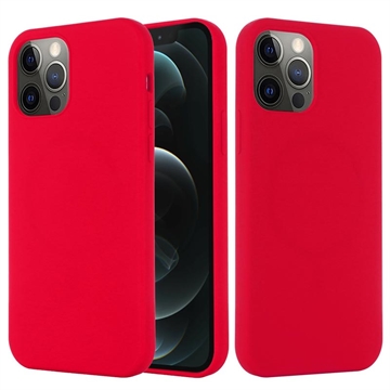 iPhone 12/12 Pro Liquid Silicone Case - MagSafe Compatible - Red