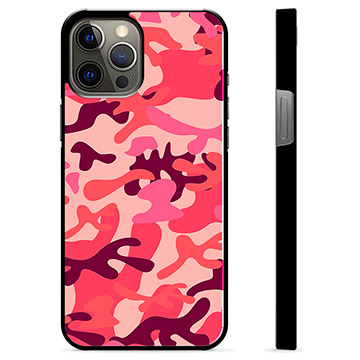 iPhone 12 Pro Max Protective Cover - Pink Camouflage