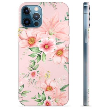 iPhone 12 Pro TPU Case - Watercolor Flowers