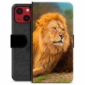 iPhone 13 Mini Premium Wallet Case - Lion