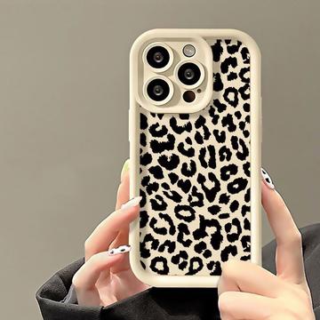 iPhone 13 Pro Leopard Print TPU Case - White