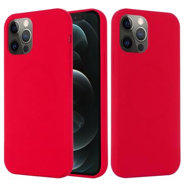 iPhone 13 Pro Max Liquid Silicone Case - MagSafe Compatible - Red