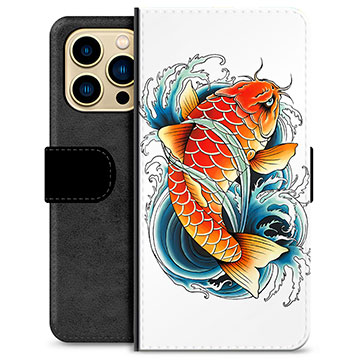 iPhone 13 Pro Max Premium Wallet Case - Koi Fish