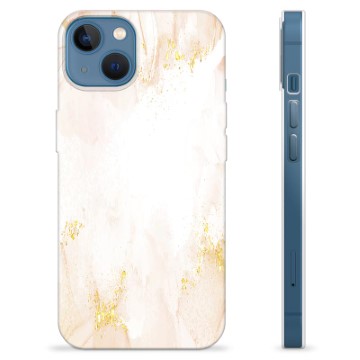iPhone 13 TPU Case - Golden Pearl Marble