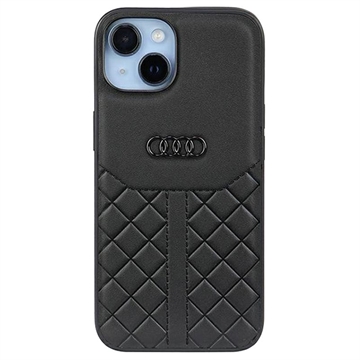 iPhone 14 Audi Leather Coated Case - Black