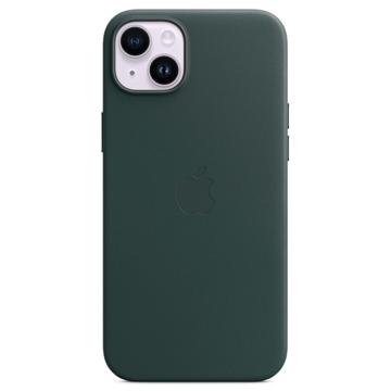 iPhone 14 Plus Apple Leather Case with MagSafe MPPA3ZM/A - Forest Green