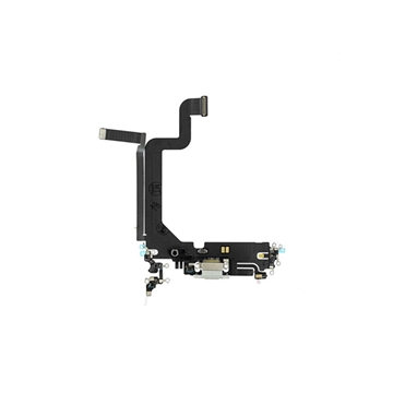 iPhone 14 Pro Max Charging Connector Flex Cable - Silver