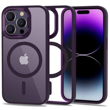iPhone 14 Pro Max Tech-Protect Magmat Case - MagSafe Compatible - Deep Purple / Clear