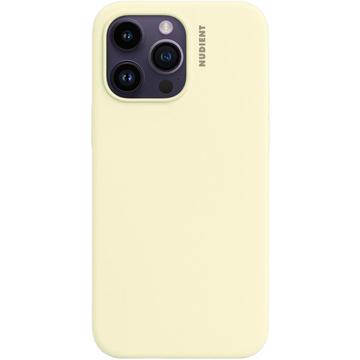 iPhone 14 Pro Nudient Base Silicone Case - Yellow