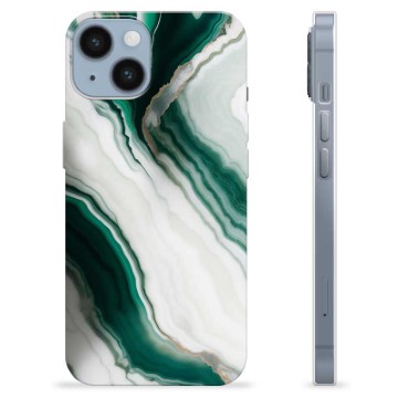 iPhone 14 TPU Case - Emerald Marble
