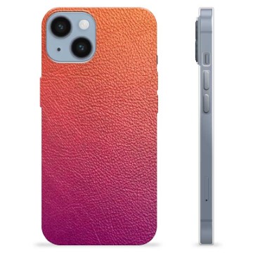 iPhone 14 TPU Case - Ombre Leather