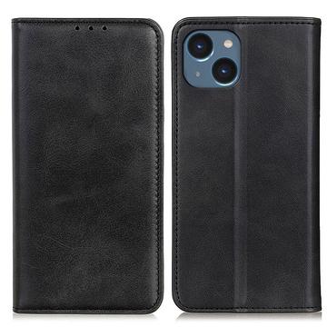 iPhone 14 Wallet Leather Case with Kickstand - Black