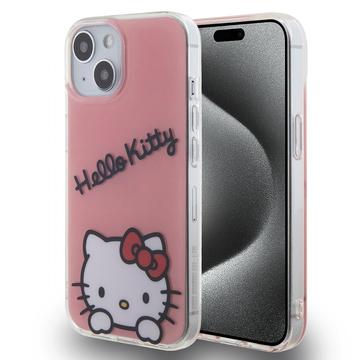 iPhone 15 Hello Kitty IML Daydreaming Case - Pink