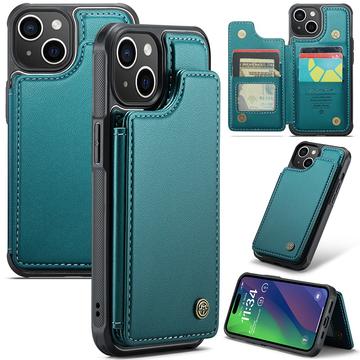 iPhone 15 Plus Caseme C22 Case RFID Card Wallet - Green