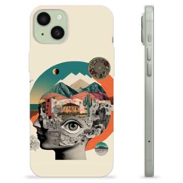 iPhone 15 Plus TPU Case - Abstract Collage