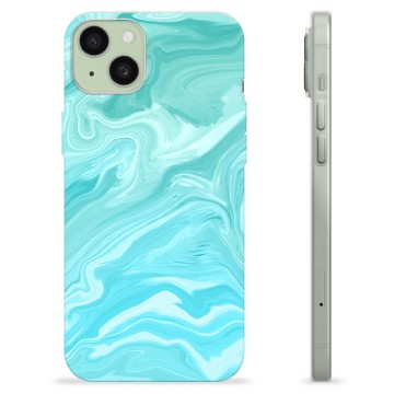 iPhone 15 Plus TPU Case - Blue Marble