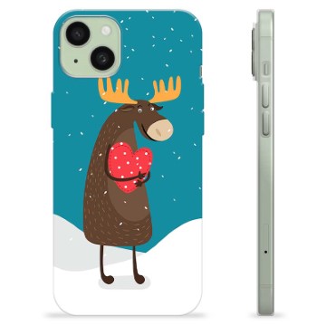 iPhone 15 Plus TPU Case - Cute Moose