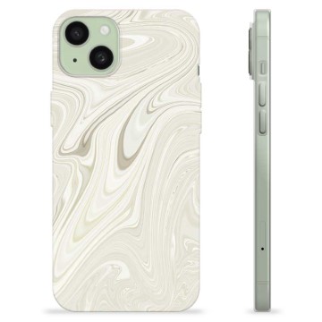 iPhone 15 Plus TPU Case - Pearl Marble