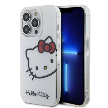 iPhone 15 Pro Hello Kitty IML Kitty Head Case - White