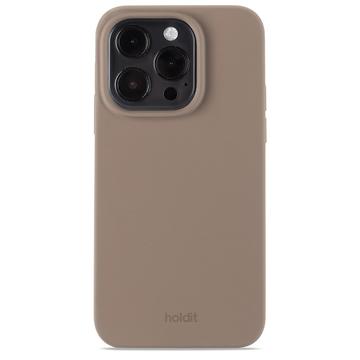 iPhone 15 Pro Holdit Silicone Case - Mocha Brown