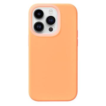 iPhone 15 Pro Jelly Liquid Silicone Case - Orange